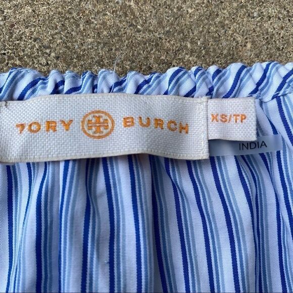 Tory Burch Ariana Striped Top - Picture 4 of 9
